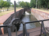 Kanał Bydgoski śluza na kanale