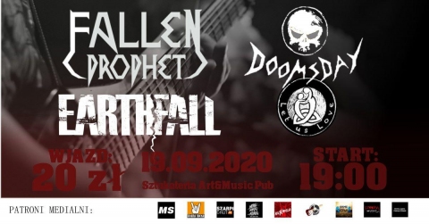 Galeria dla Koncert: Fallen Prophet, Earthfall, Doomsday, Let Us Love