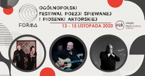 Galeria dla Ogólnopolski Festiwal Piosenki Śpiewanej i Piosenki Aktorskiej Forma 2020 - dzień 3
