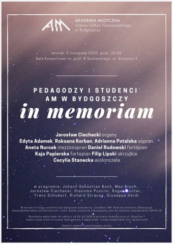 Galeria dla Pedagodzy i studenci AM w Bydgoszczy In Memoriam