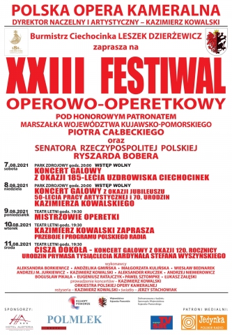 Galeria dla 23. Festiwal Operowo – Operetkowy - dzień 1