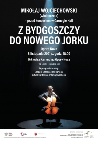 Galeria dla Koncert "Z Bydgoszczy do Nowego Jorku" : Mikołaj Wojciechowski przed koncertem w Carnegie Hall