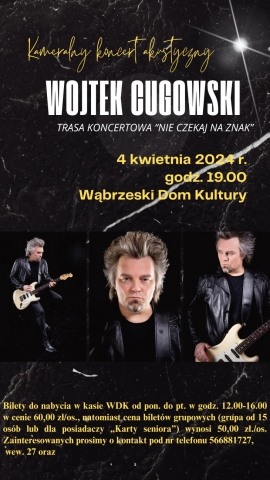 Galeria dla Koncert akustyczny Wojtka Cugowskiego
