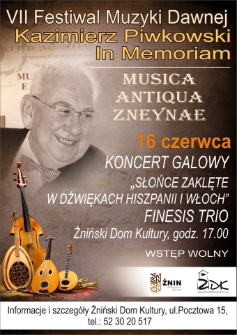 Galeria dla VII Festiwal Muzyki Dawnej &quot;Kazimierz Piwkowski In Memoriam&quot;