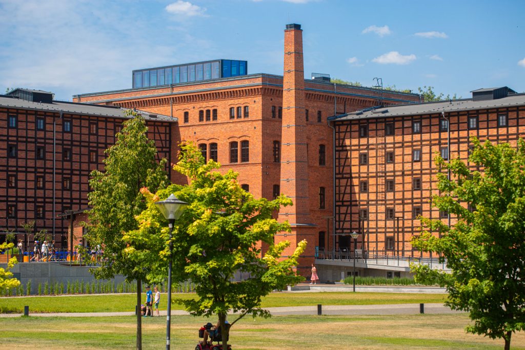 Młyny Rothera to dziś nowoczesne centrum kultury, nauki i spotkań nad wodą. fot. Daniel Pach
