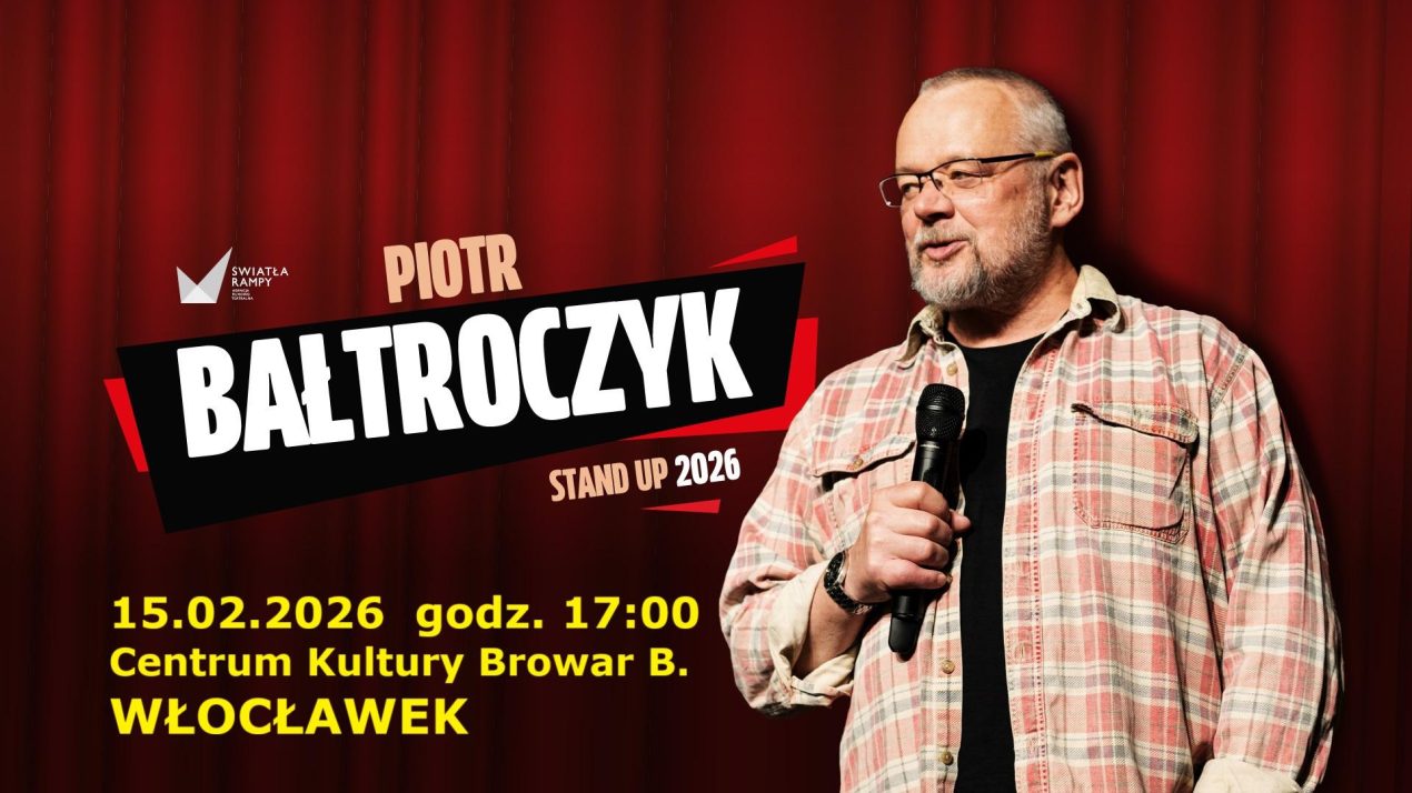 Ilustracja do wpisu: Piotr Bałtroczyk stand-up