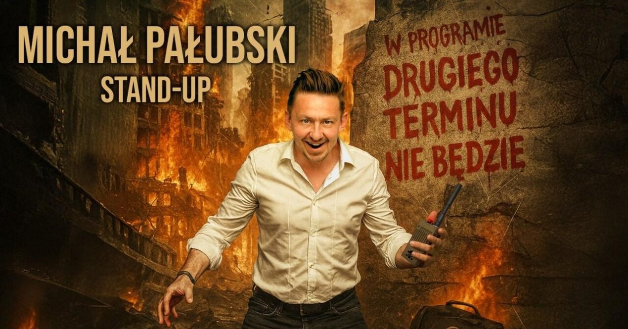 Ilustracja do wpisu: Stand-up – Michał Pałubski „Drugiego terminu