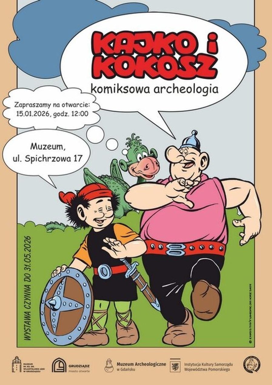 Ilustracja do wpisu: Wystawa „Kajko i Kokosz – komiksowa