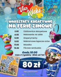 Ilustracja do wpisu: Warsztaty kreatywne na ferie zimowe w