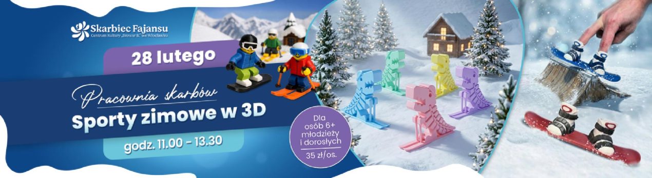 Ilustracja artykułu: Sporty zimowe w 3D / warsztaty