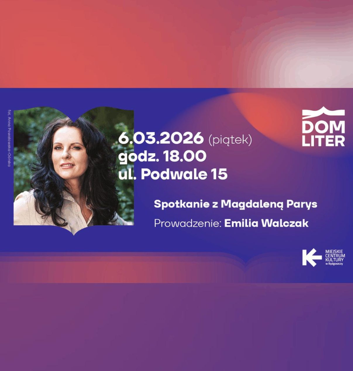 Ilustracja do wpisu: Spotkanie z Magdaleną Parys