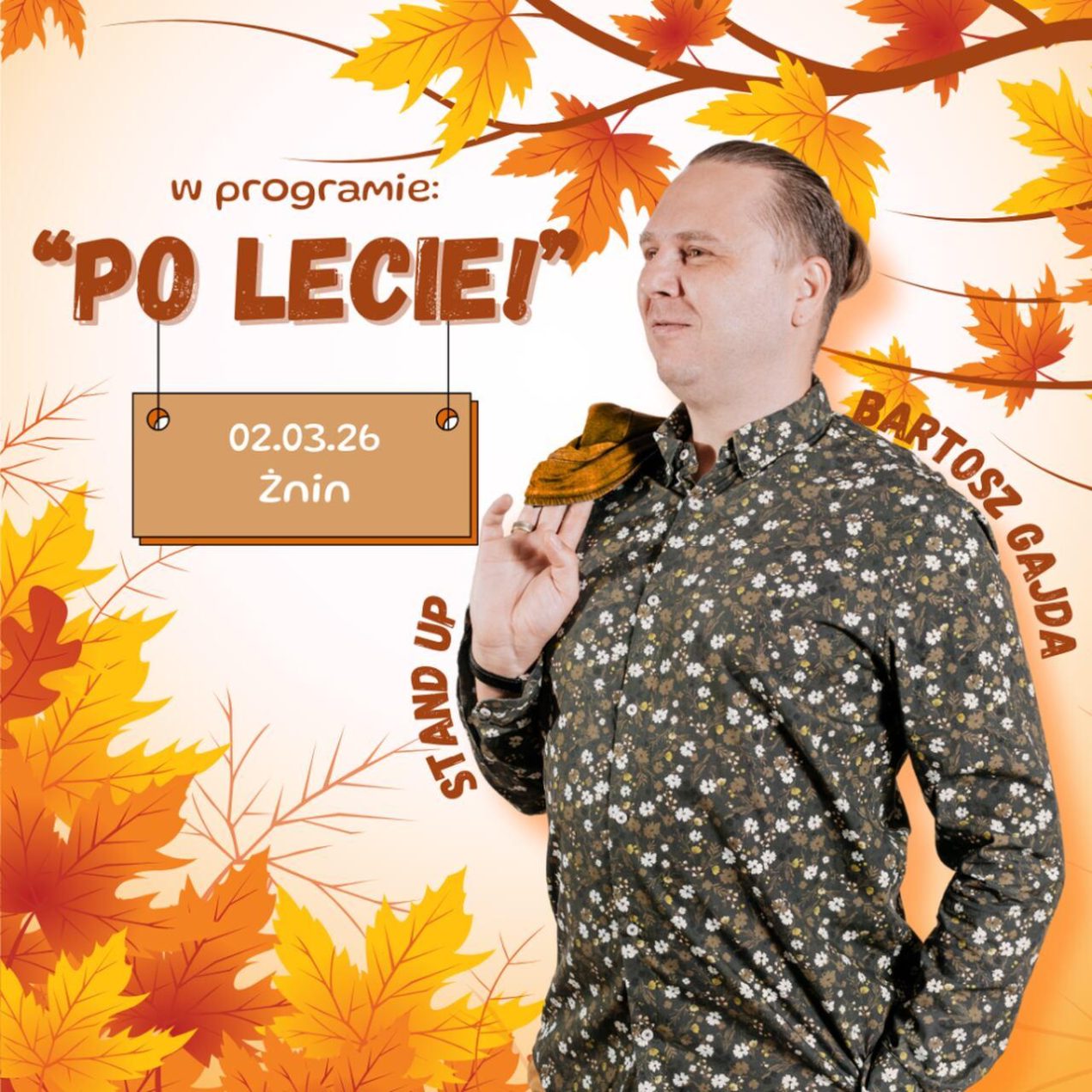 Ilustracja do wpisu: Stand-up – Bartosz Gajda „Po lecie”