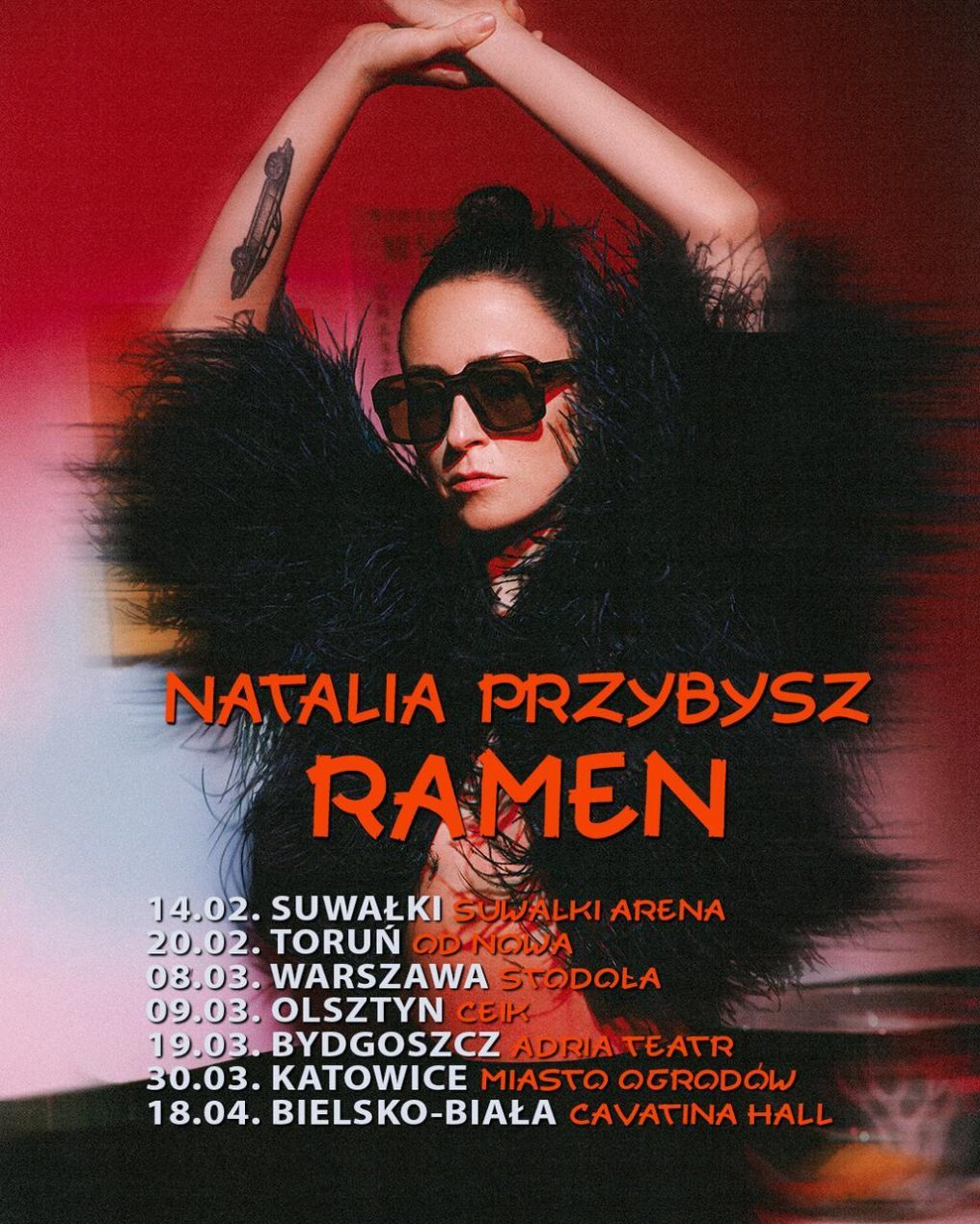 Ilustracja do wpisu: Natalia Przybysz – „Ramen” / koncert