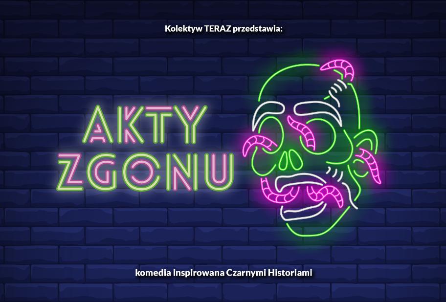 Ilustracja do wpisu: Akty Zgonu / Spektakl impro /