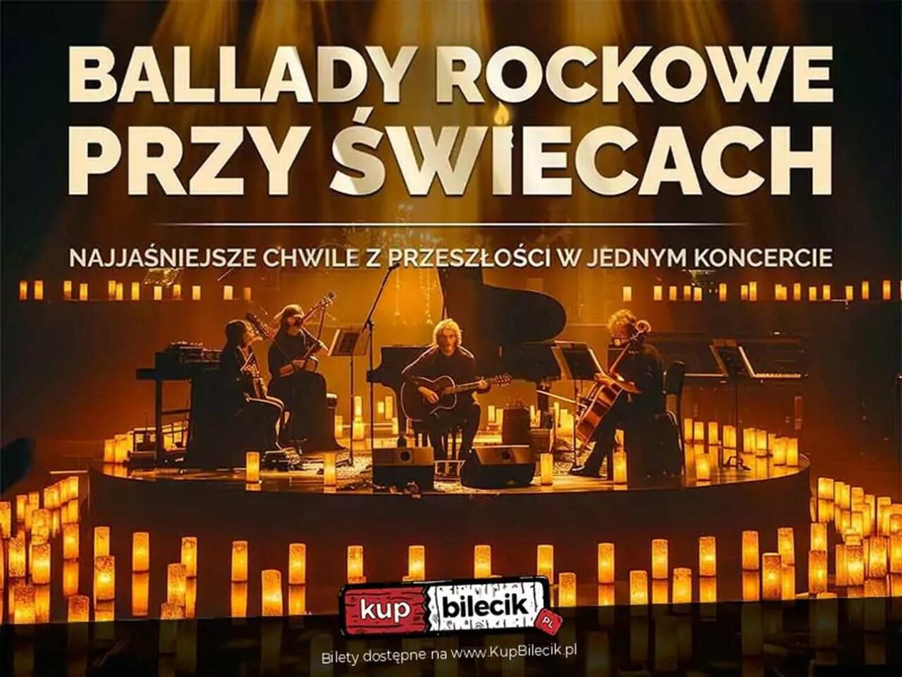 Ilustracja do wpisu: Koncert „Ballady rockowe przy świecach”