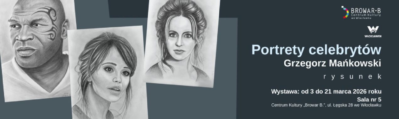 Ilustracja do wpisu: Wystawa rysunku portretowego Grzegorza Mańkowskiego „Portrety