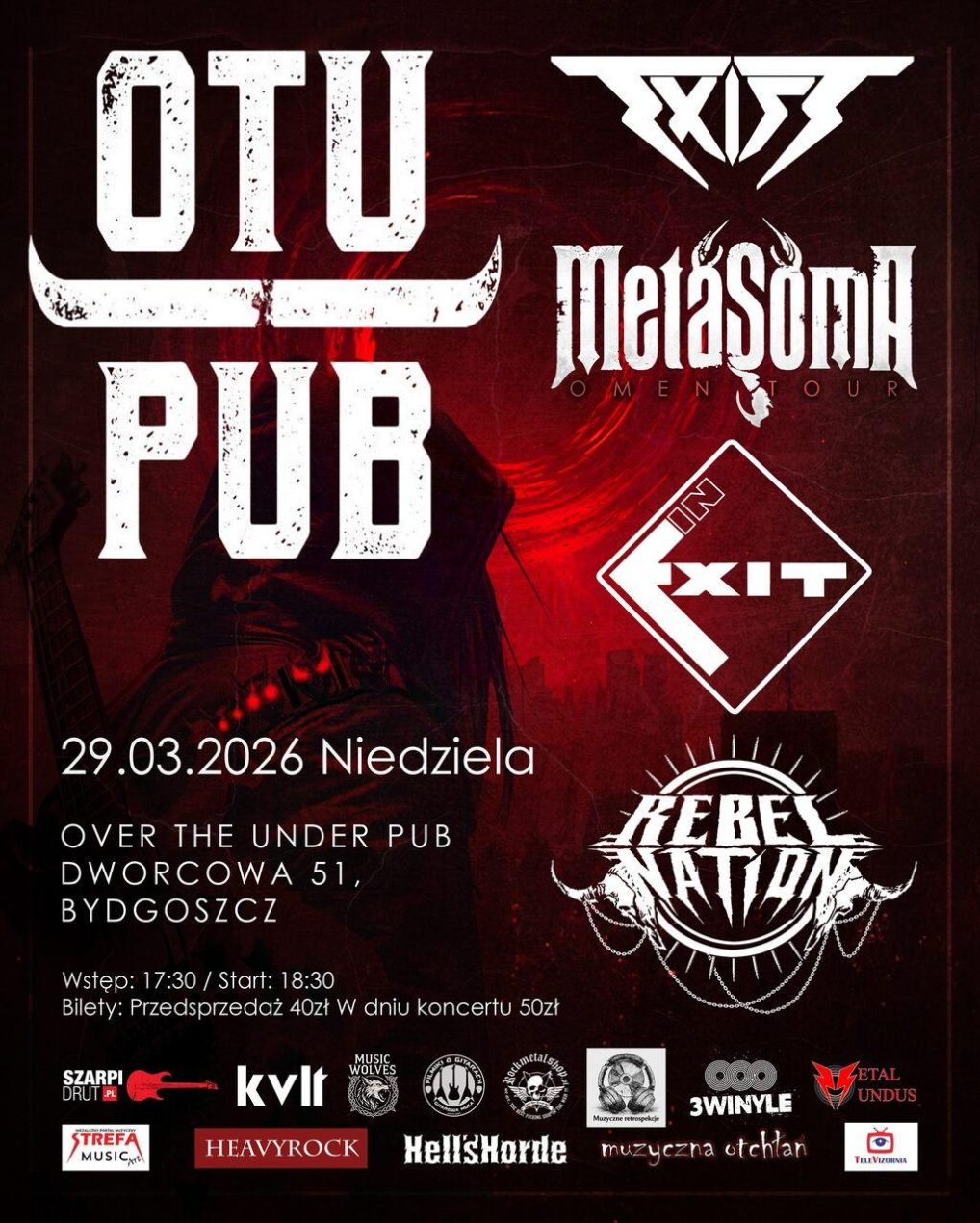 Ilustracja do wpisu: Exist, Metasoma, Rebel Nation // koncert