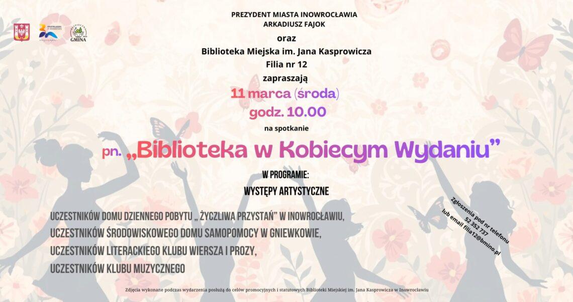 Ilustracja do wpisu: Biblioteka w Kobiecym Wydaniu / Spotkanie
