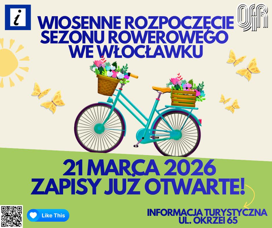 Ilustracja do wpisu: Wiosenne rozpoczęcie sezonu rowerowego we Włocławku
