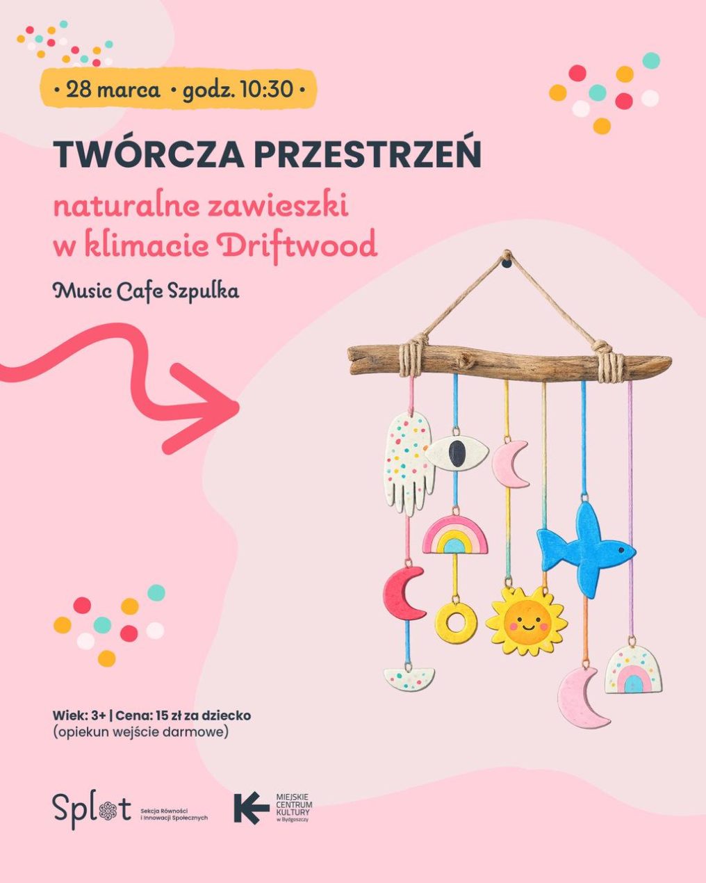 Ilustracja artykułu: Warsztaty „Twórcza Przestrzeń: Naturalne zawieszki w