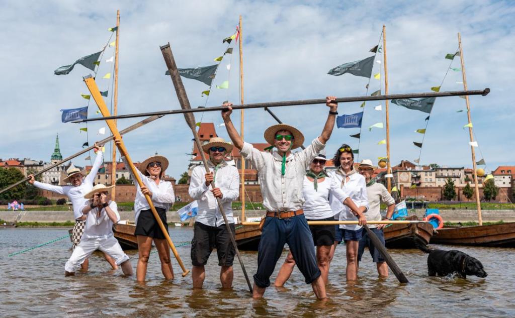 Ilustracja do wpisu: Toruńscy Flisacy