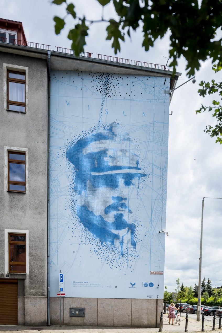 Ilustracja do wpisu: Grudziądz – Błękitny mural