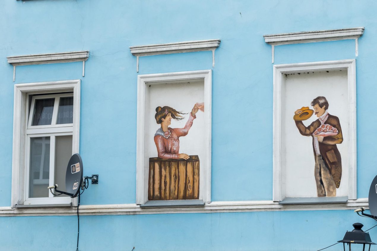 Ilustracja do wpisu: Chełmno – miłosny mural
