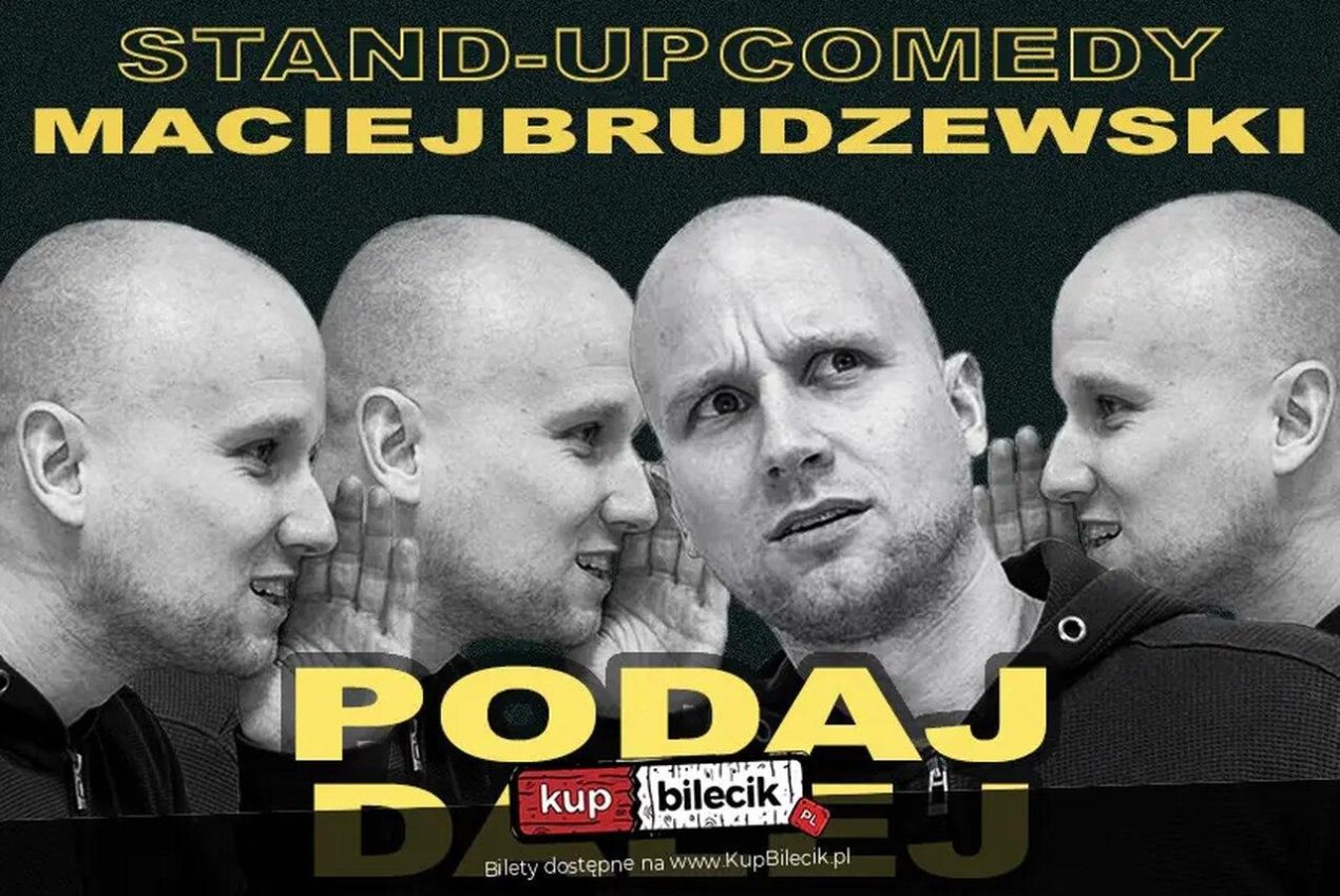Ilustracja do wpisu: Stand-up – Maciej Brudzewski „Podaj dalej”