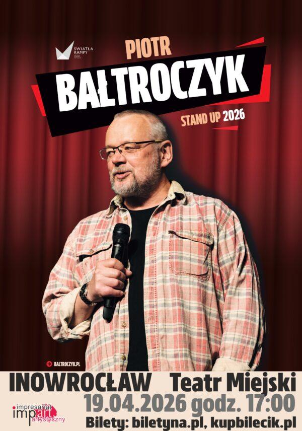 Ilustracja do wpisu: Piotr Bałtroczyk – Stand-up