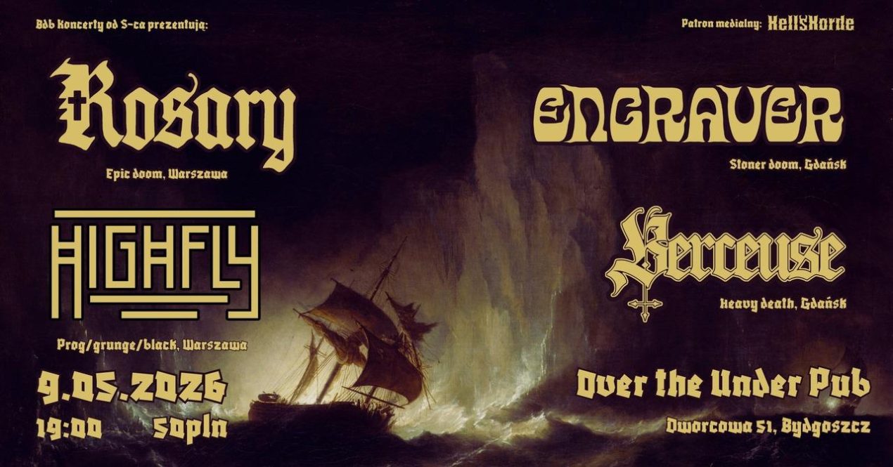 Ilustracja do wpisu: Engraver, Highfly, Berceuse, Rosary // koncert