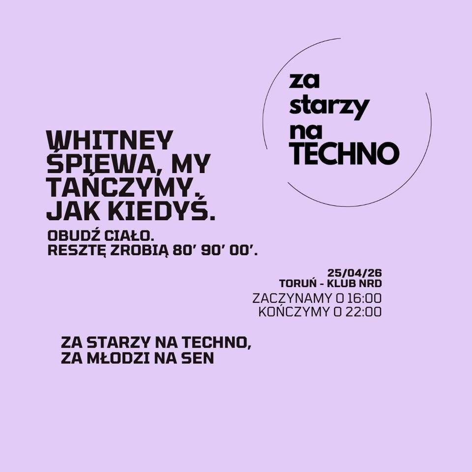 Ilustracja artykułu: Za starzy na techno x Toruń