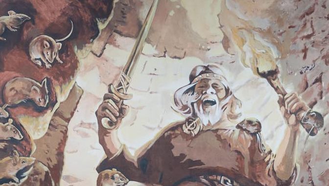 Ilustracja do wpisu: Kruszwica – Mural z Popielem