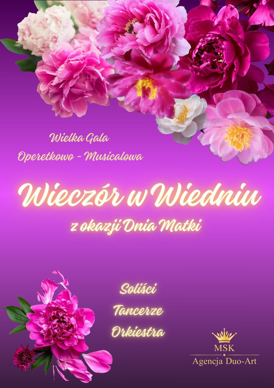 Ilustracja do wpisu: Wielka Gala Operetkowo Musicalowa – Wieczór