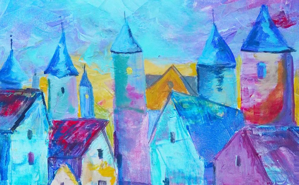 Ilustracja artykułu: „Przestrzeń wyobraźni” / wystawa Grupy Plastycznej