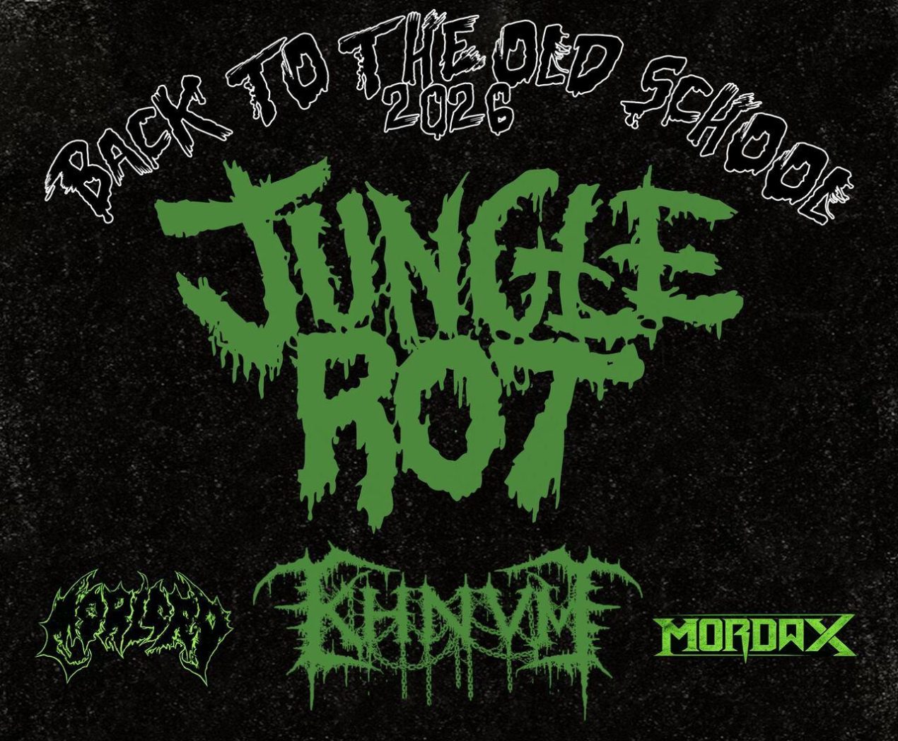 Ilustracja do wpisu: Jungle Rot, KHNVM, MorLord, Mordax //