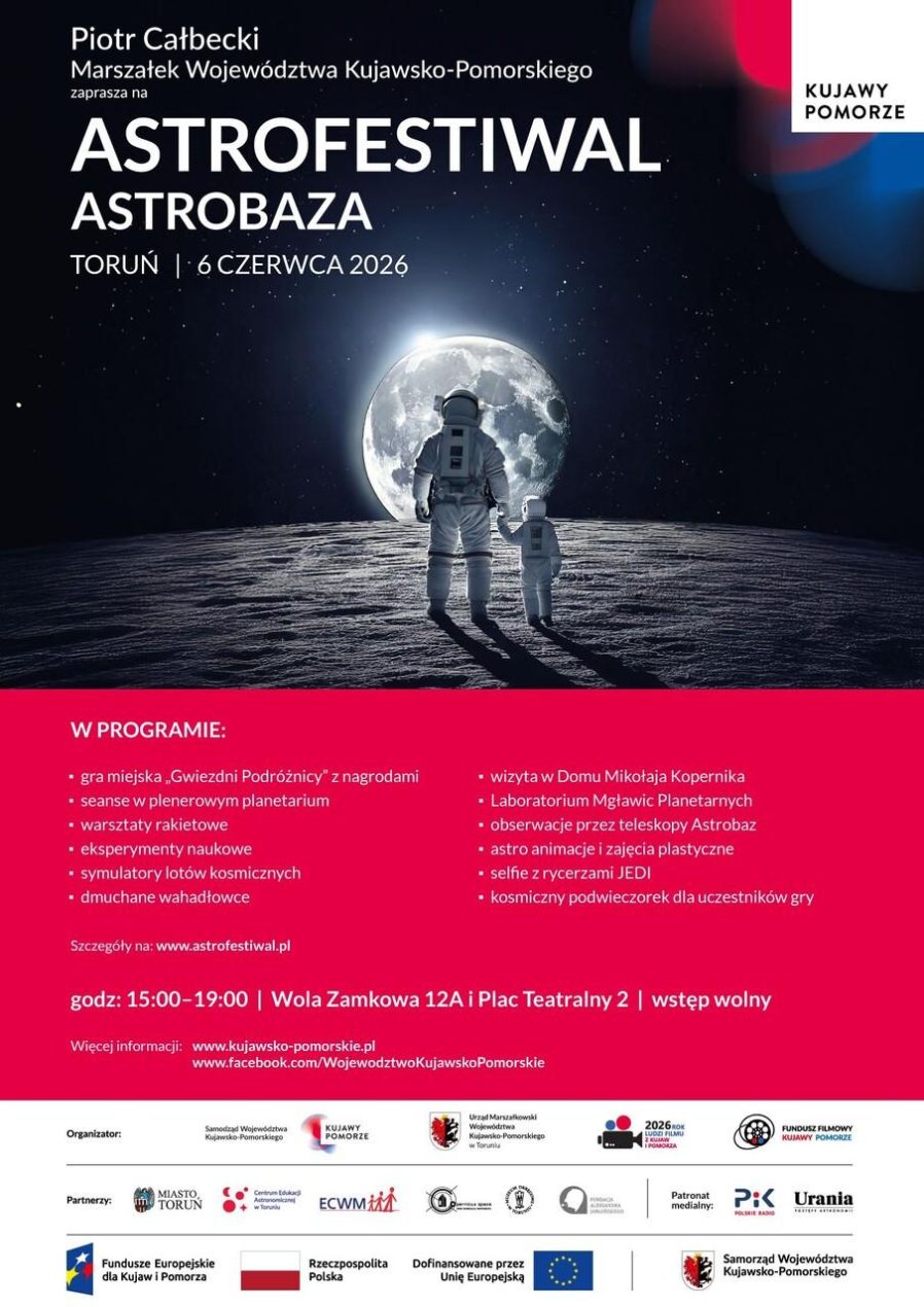 Ilustracja do wpisu: Astrofestiwal – Astrobaza – Toruń