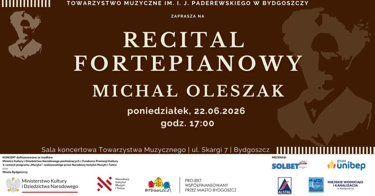 Ilustracja artykułu: Recital fortepianowy – Michał Oleszak