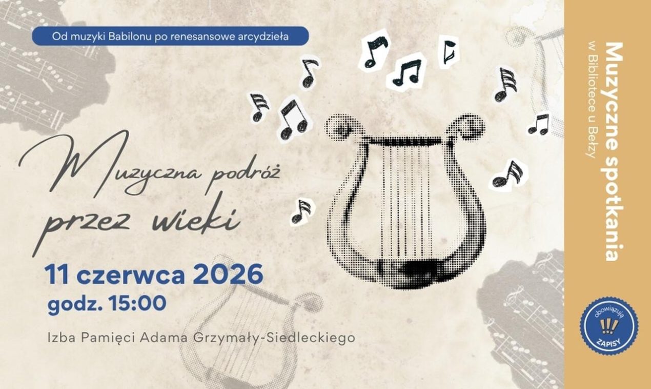 Ilustracja do wpisu: Muzyczne Spotkania w Bibliotece u Bełzy