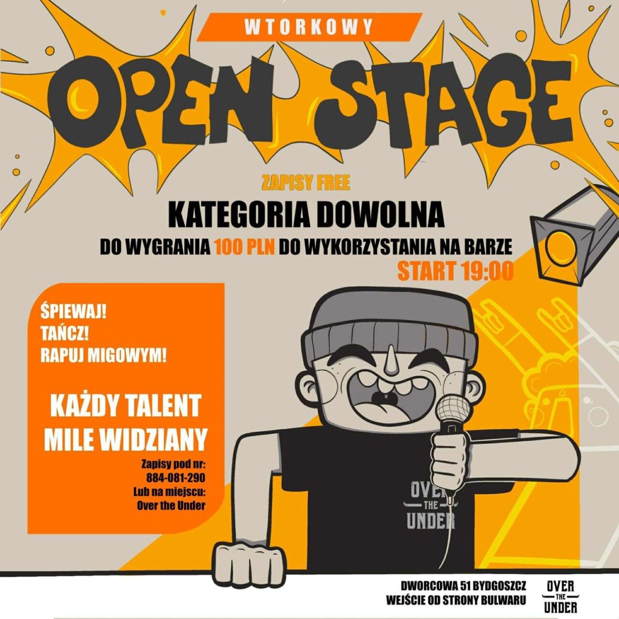Ilustracja do wpisu: Open Stage w Over The Under