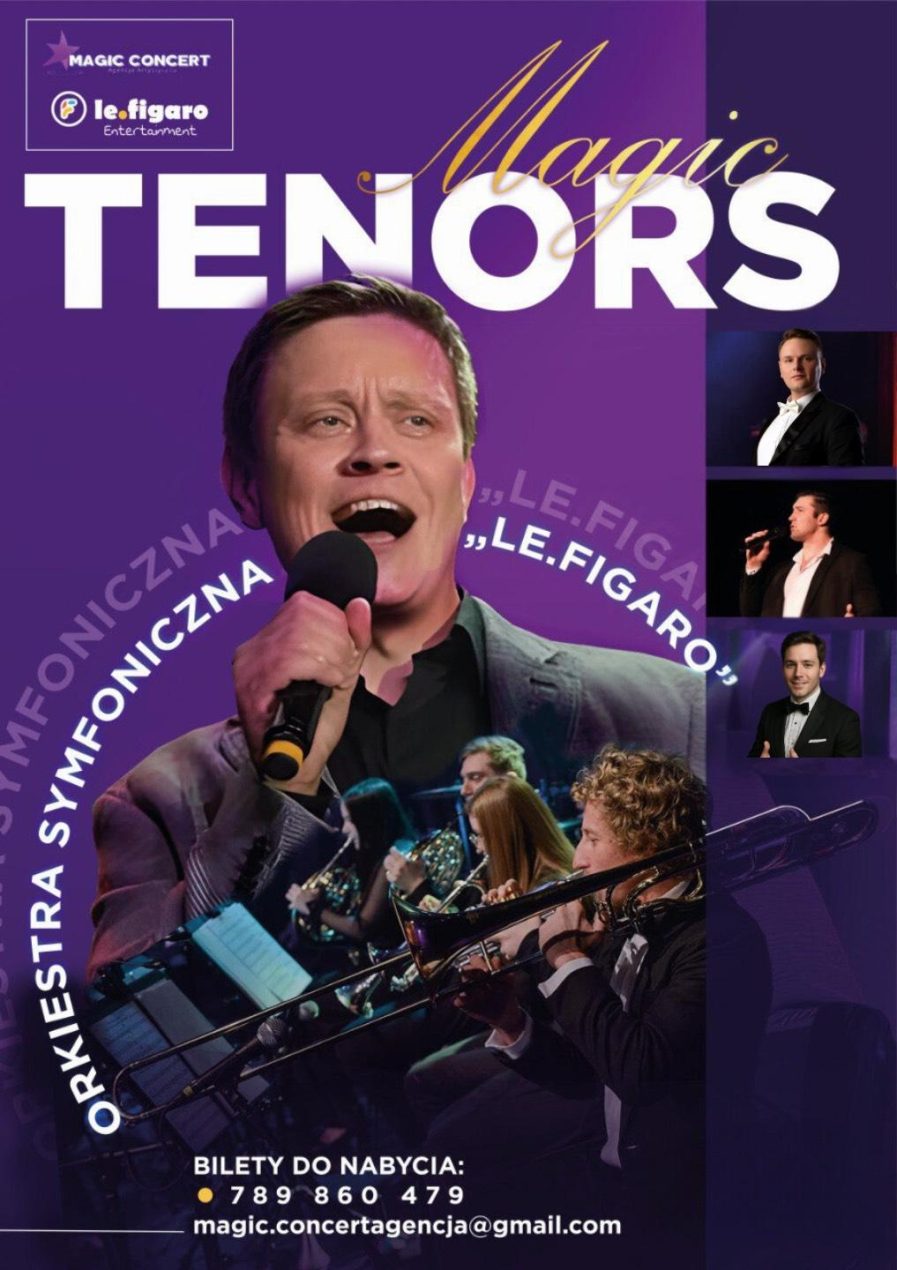 Ilustracja do wpisu: Koncert Magic Tenors & orkiestra Le