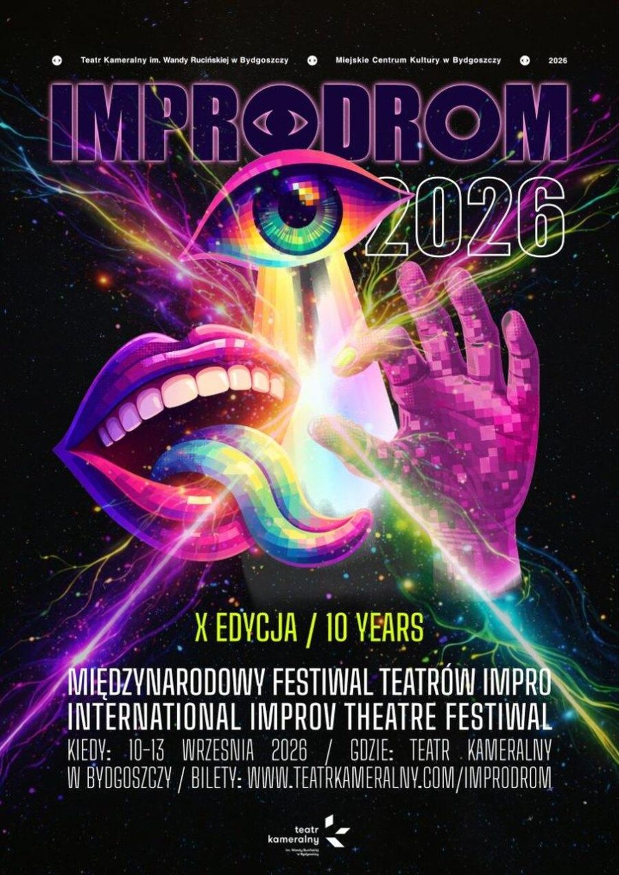 Ilustracja do wpisu: Festiwal Teatrów Improwizowanych Improdrom 2026 –
