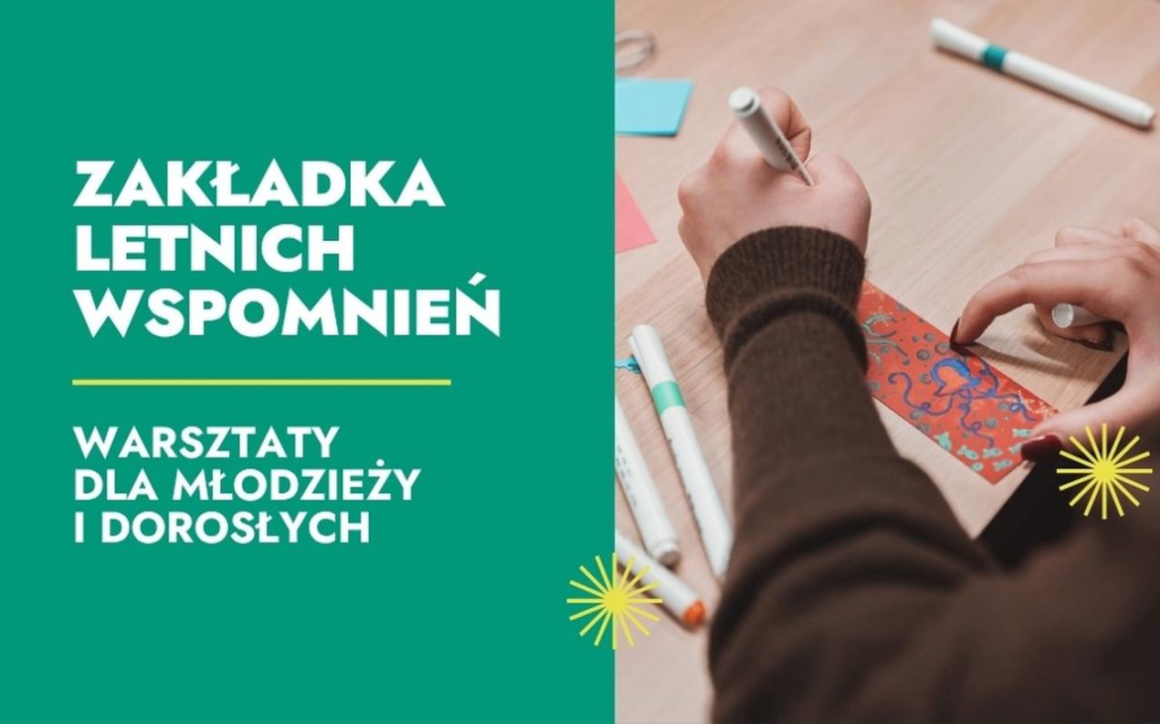 Ilustracja do wpisu: Warsztaty dla młodzieży i dorosłych „Zakładka