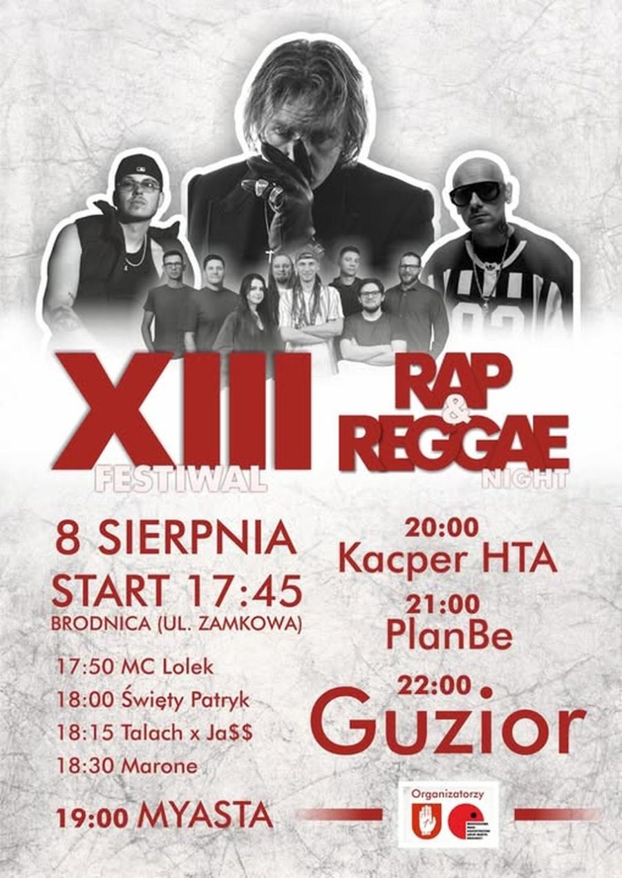 Ilustracja do wpisu: XIII Festiwal Rap & Reggae Night