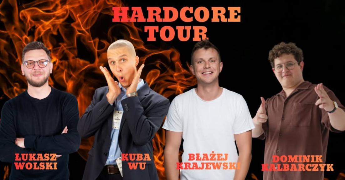 Ilustracja do wpisu: Hardcore Tour: Krajewski, Kuba Wu, Wolski,