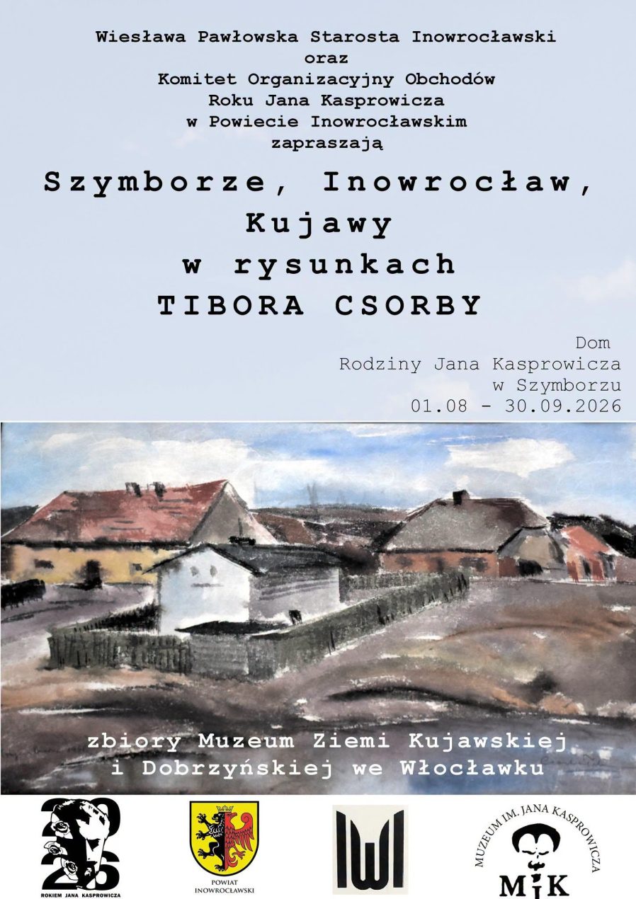 Ilustracja do wpisu: Wystawa „Szymborze, Inowrocław, Kujawy w rysunkach