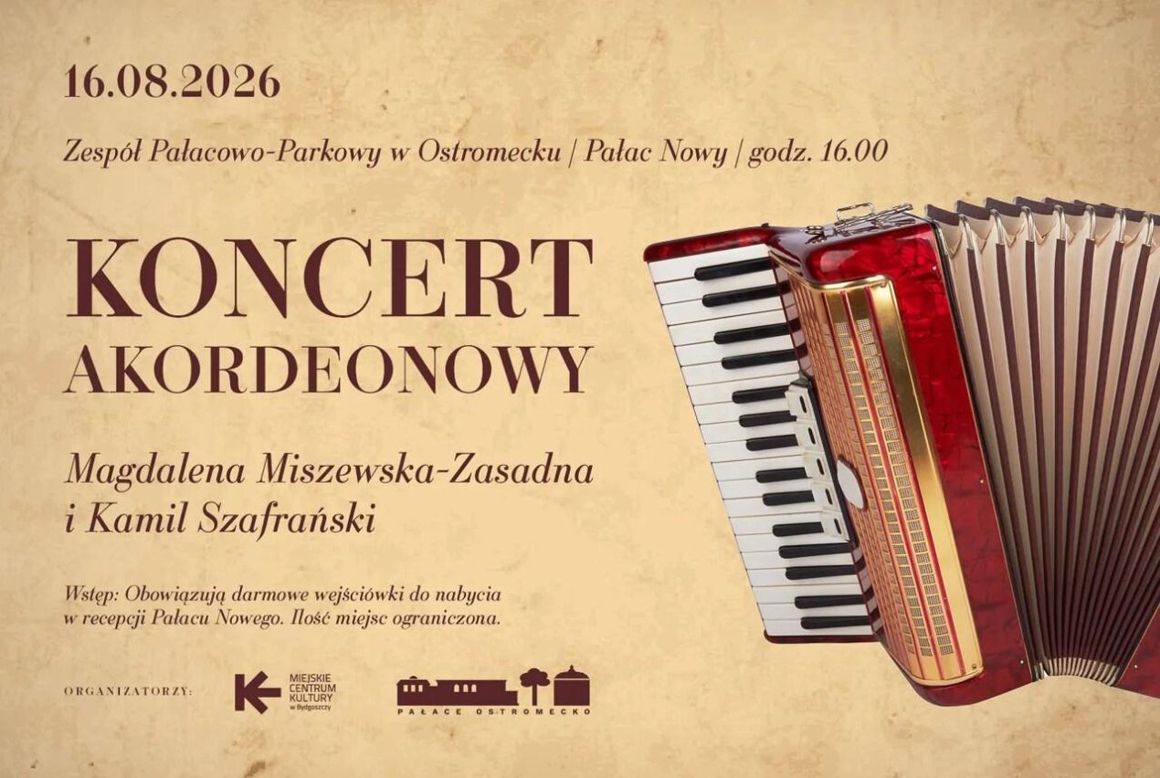 Ilustracja do wpisu: Koncert akordeonowy: Magdalena Miszewska-Zasadna i Kamil