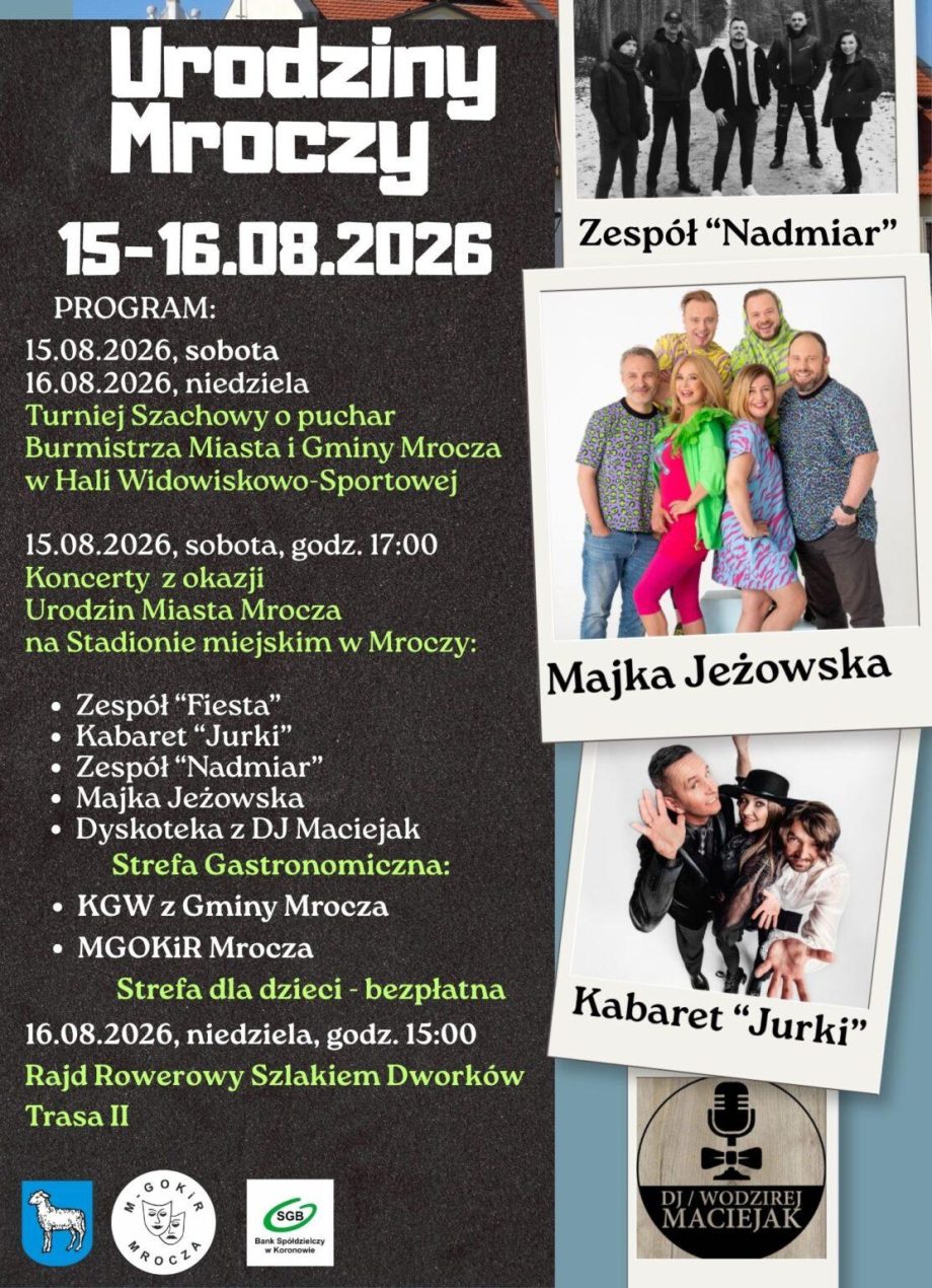 Ilustracja do wpisu: Urodziny Miasta Mrocza – dzień 1