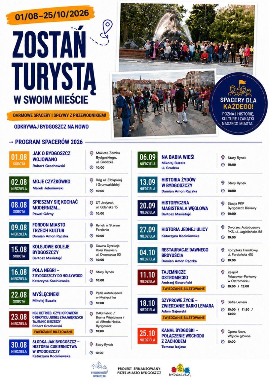 Ilustracja artykułu: Spacer „Zostań Turystą w swoim mieście”