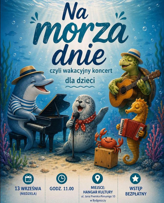 Ilustracja do wpisu: Wakacyjny koncert dla dzieci „Fordońskie zabawy