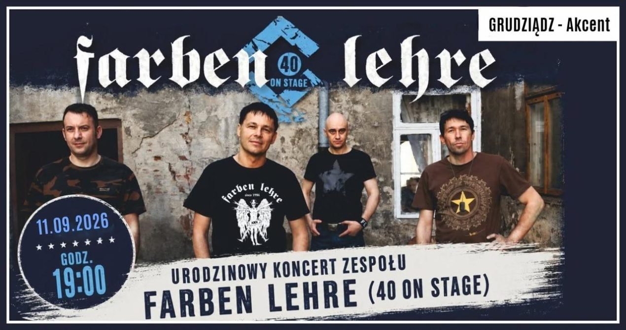 Ilustracja do wpisu: Farben Lehre „40 lat na scenie”